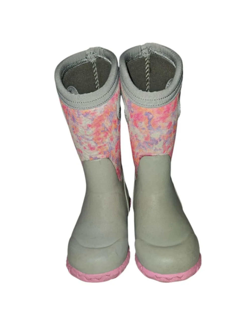 Bogs K Durham Tie Dye Insulated Rain Boots Toddler Girl's sz 10